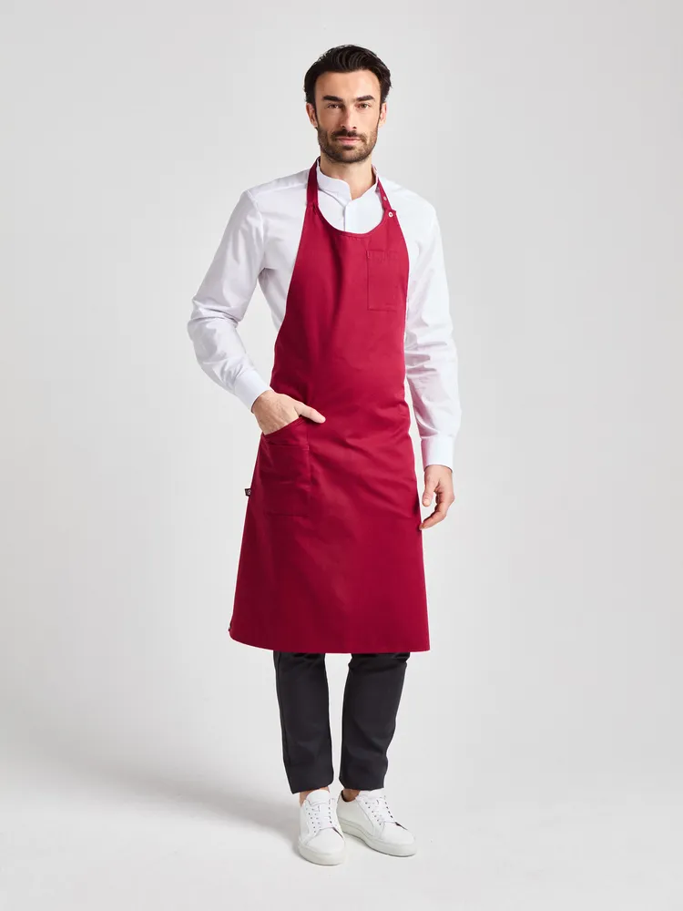 Vittoria Classic 105 x 75 - Latzschürze - cherry
